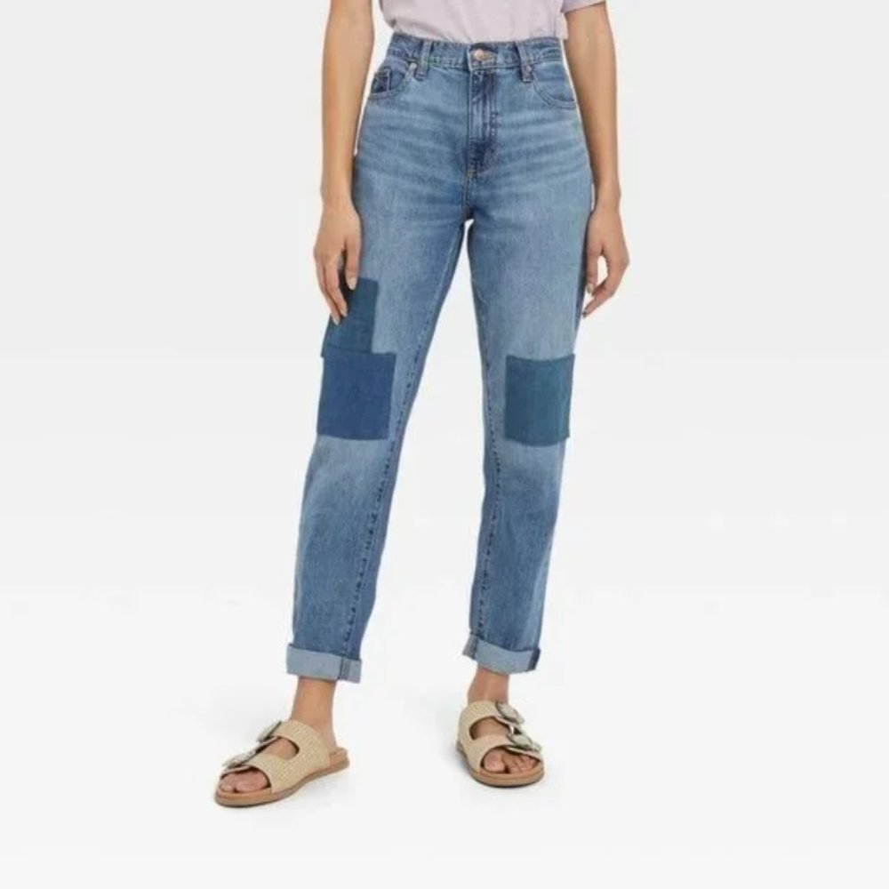 Women's High-Rise Boyfriend Jeans - Universal Thread™ Medium Wash 2